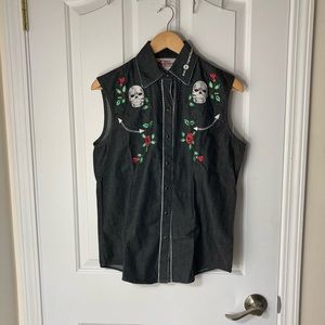 Riley & McCormick Sleeveless Western Shirt